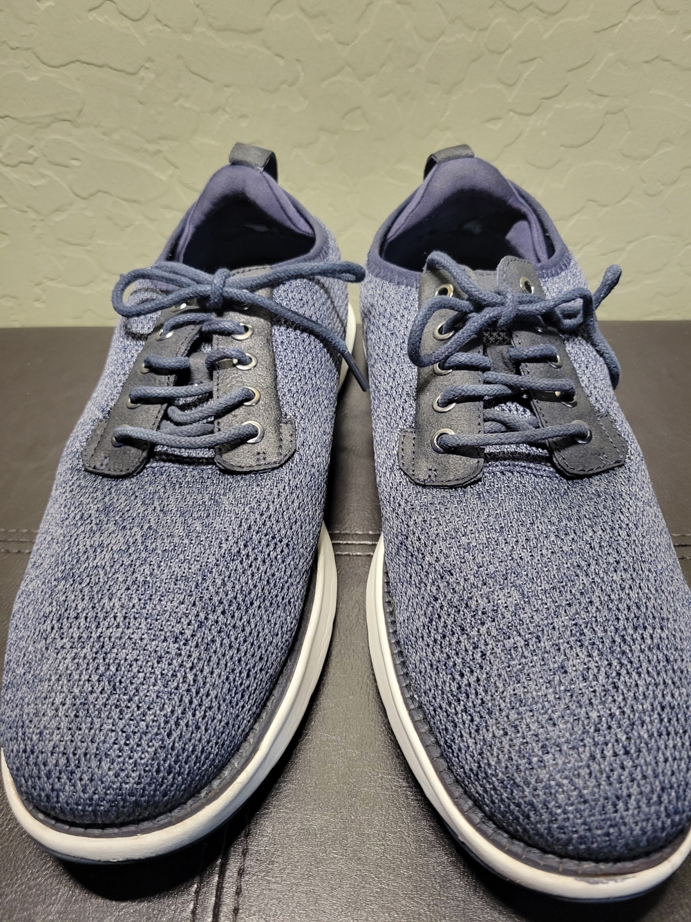 Cole Haan Grand Atlantic Knit Oxford Men’s Navy Blue Shoes  Size 9 1/2 M